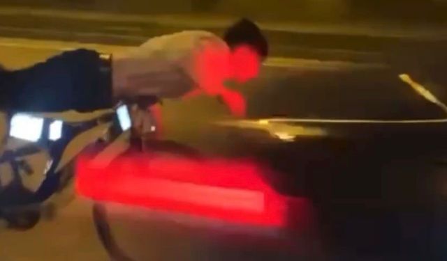 Bisikletle tehlikeli hareketler ölüm getirdi