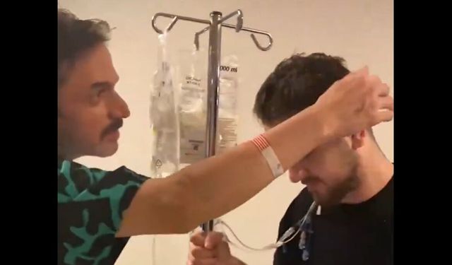 Ufuk Özkan, hastanede annesine donör olan gençle buluştu