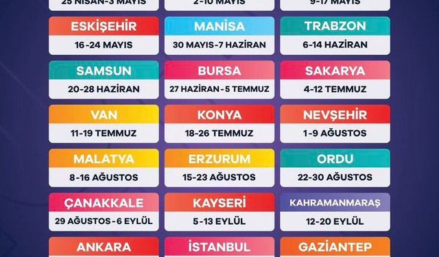 Kültür Yolu Festivali 9 Mayıs’ta Mersin’de Başlıyor!