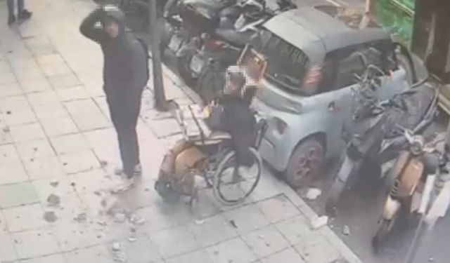 Başına sıva parçaları düşen çocuk yaralandı; kurtulan engelli adam: Dehşet içindeydim