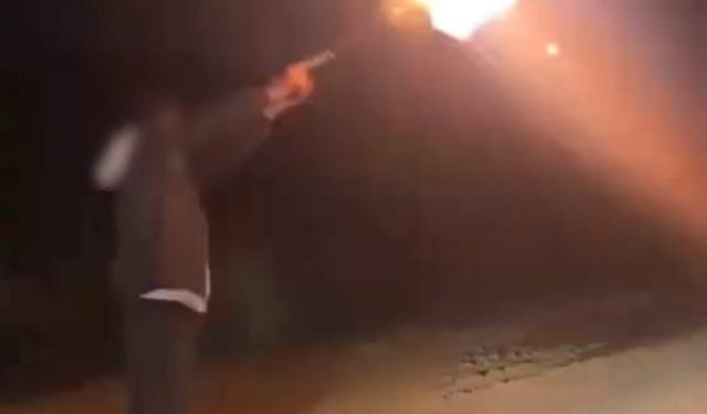 Havaya ateş ettiği anları sosyal medyada paylaşınca gözaltına alındı