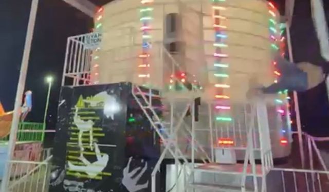 Edirne'deki lunapark faciasının d*hşet anları kamerada