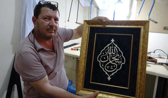 Kızının okul ödeviyle başladı, sanatın ustası oldu