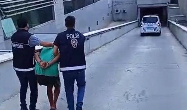 Mersin'de markette çocuğu darp eden şüpheli tutuklandı