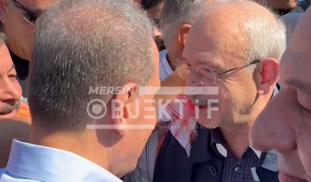 Kılıçdaroğlu’na Mersin’de karşılama