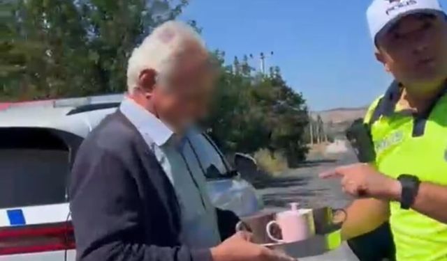 Ceza yememek için eşini yolda bırakıp uygulamaya girdi, polisten "evde bulaşık yıkama cezası" aldı