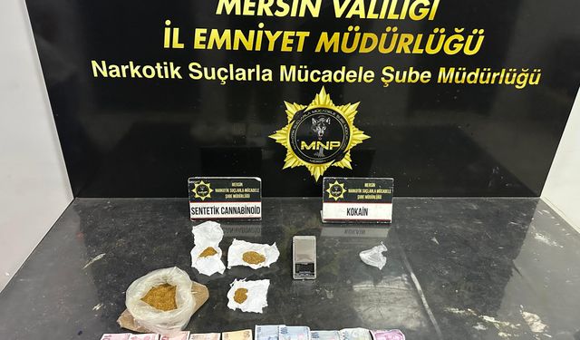 Mersin’de torbacılara yönelik operasyonda 3 şüpheli tutuklandı
