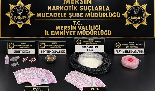 Mersin'de uy*şturucu operasyonu: 2 tutuklama