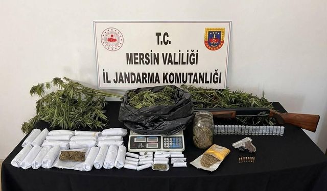 Mersin’de uyuşturucu operasyonları: 4 kişi tutuklandı