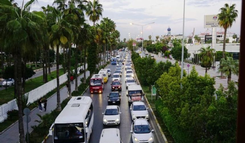 Mersin trafiğe kayıtlı araç sayısında 7'nci sırada