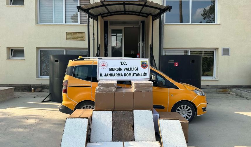 Mersin'de kaçak tütün ve makaron operasyonu: 4 gözaltı