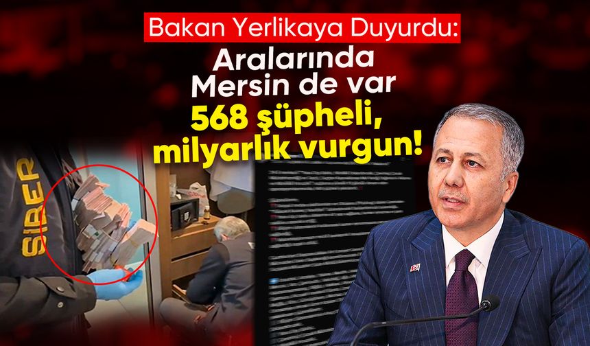 Aralarında Mersin’in de olduğu 39 ilde operasyon: 568 gözaltı