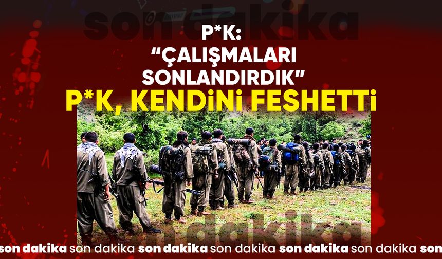 T*rör örg*tü P*K s*lah bıraktı