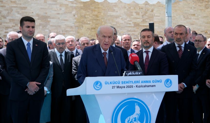 Devlet Bahçeli: Her şeyin bir vakti vardır, o vakit hızla yaklaşmaktadır