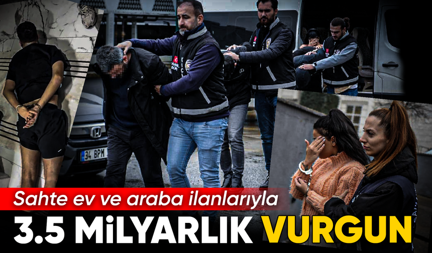 'Sazan Sarmalı' ile 3.5 milyarlık vurgun