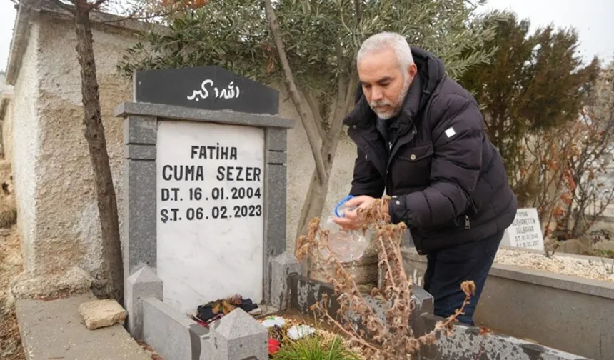 Asrın felaketinde oğlunu kaybeden baba: "Biz hala 6 Şubat'tayız"