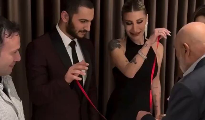 İrem Derici ile Melih Kunukçu nişanlandı