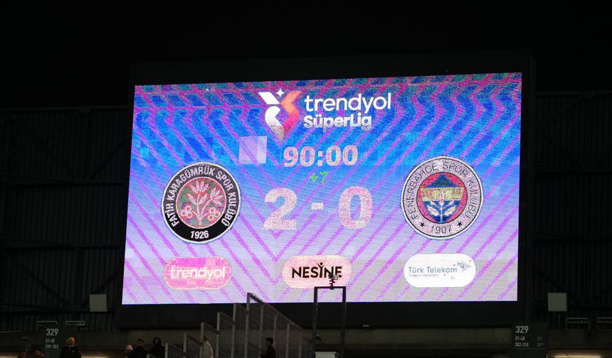 Fenerbahçe Zirve Yarışında Ağır Yaralı: Sarı Lacivertlilerde Zirveden Düşüş Sürüyor