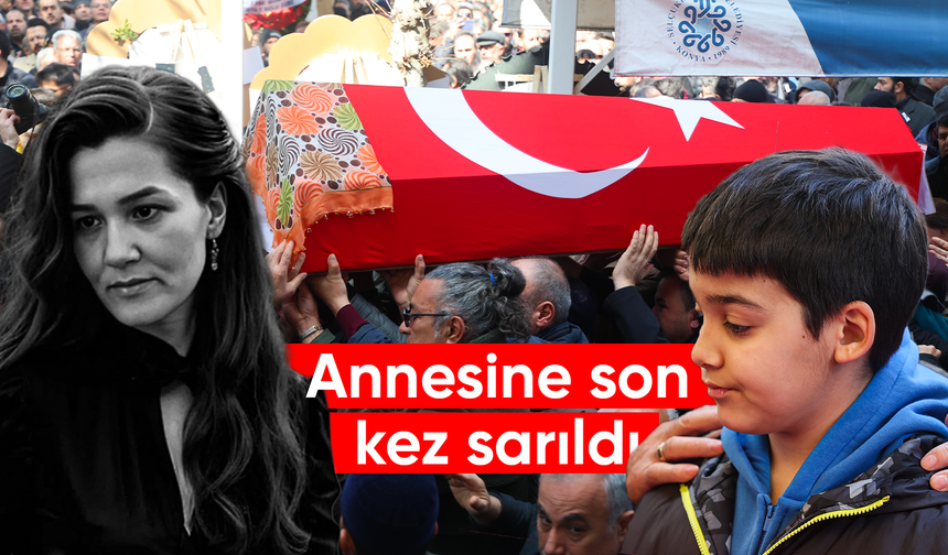 Öğrencisi tarafından öldürülen Fatma Nur öğretmen son yolculuğuna uğurlandı