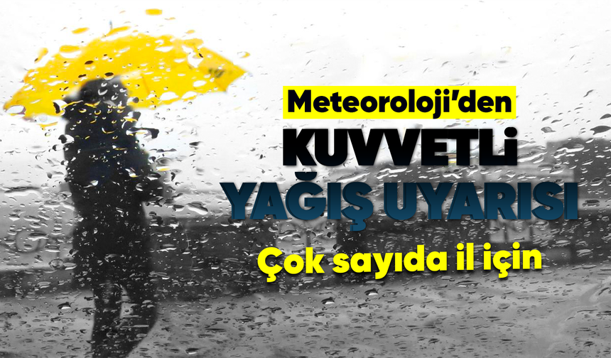Mersin ve Adana dikkat! Kuvvetli yağış uyarısı yapıldı
