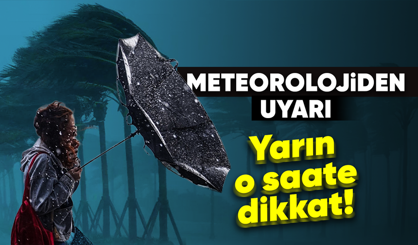 Doğu Akdeniz için kuvvetli fırtına uyarısı