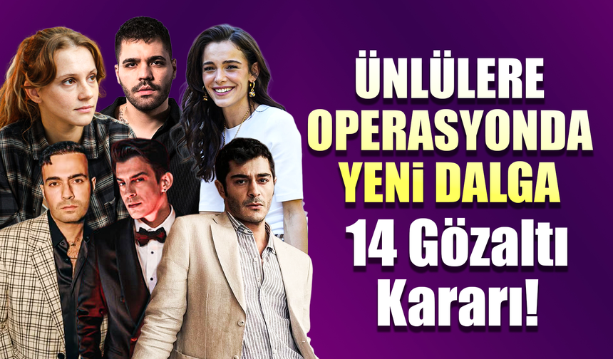 Ünlülere uy*şturucu operasyonu