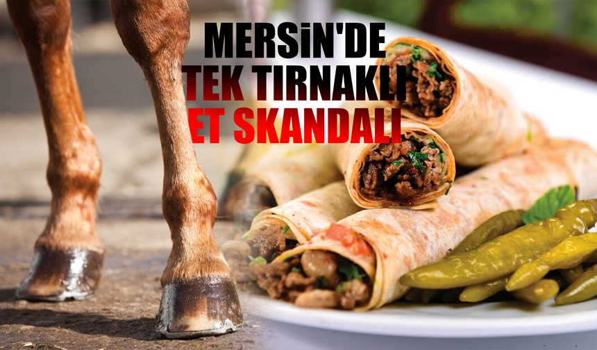 Mersin'de Tek Tırnaklı Et Skandalı