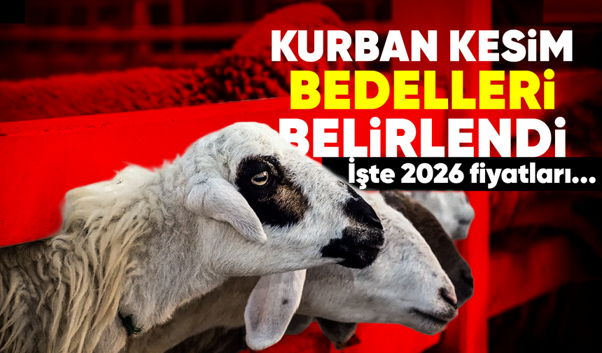 Vekaletle kurban bedeli yurt içi 18, yurt dışı 7 bin lira oldu