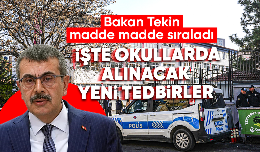 Milli Eğitim Bakanı Tekin: Siber devriye faaliyetlerine daha fazla ağırlık vereceğiz