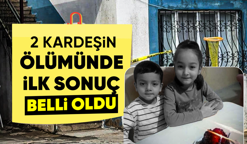 Mersin'de 2 kardeşin ölümünde ilk sonuç: Kaldıkları odada fosfor sinir gazı tespit edildi