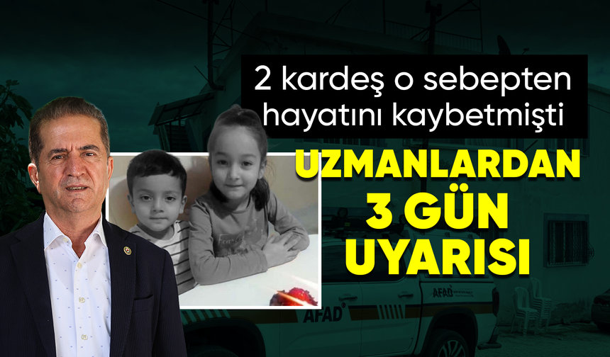 Ambar ilaçlamasında 3 gün uyarısı: "Gazın olduğu yerde uyunmaz"