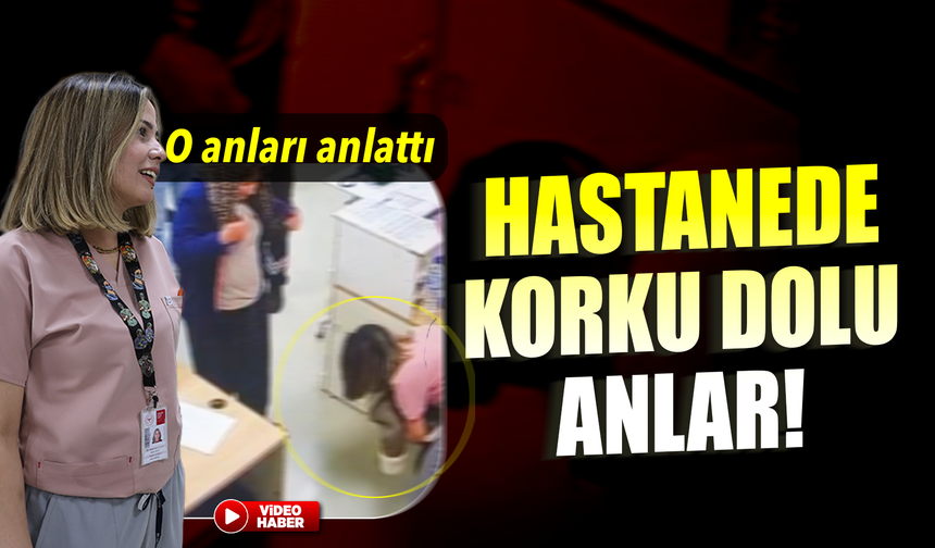 Hastane kantininde boğazına şeker kaçan Mina'yı hemşire kurtardı