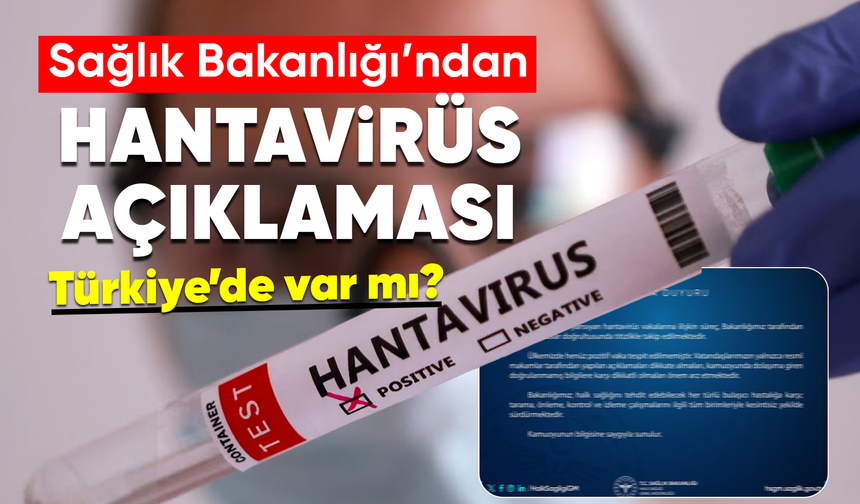 Sağlık Bakanlığı’ndan hantavirüs açıklaması