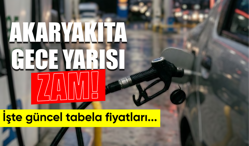 Motorine gece yarısı zam!