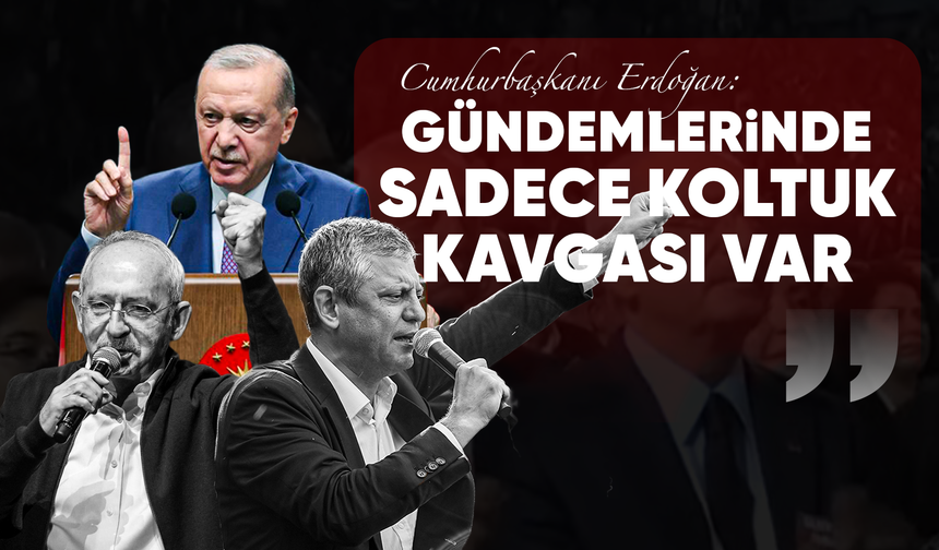 Cumhurbaşkanı Erdoğan’dan Ana Muhalefete Çarpıcı Sözler