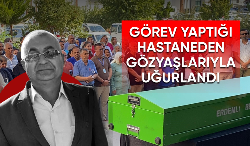 Radyoloji teknisyeni görev yaptığı hastaneden gözyaşlarıyla uğurlandı