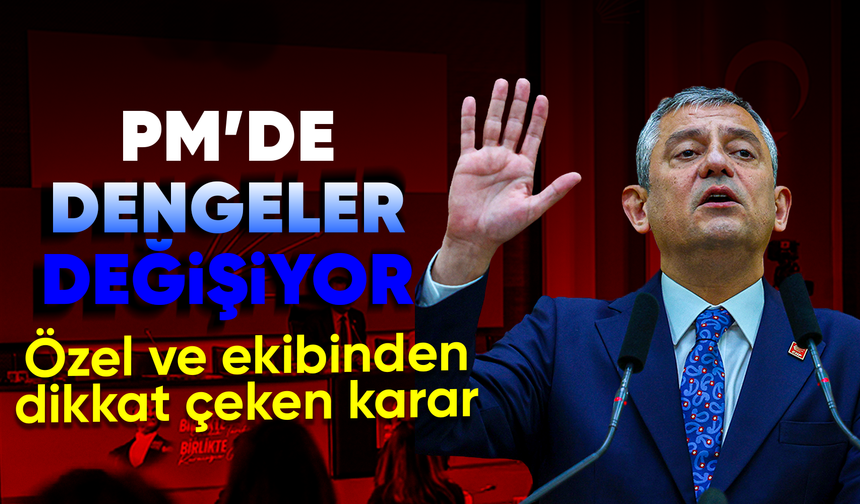 Özgür Özel ekibi PM’den istifa ediyor