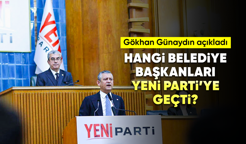 Gökhan Günaydın istifa eden belediye başkanı sayısını açıkladı