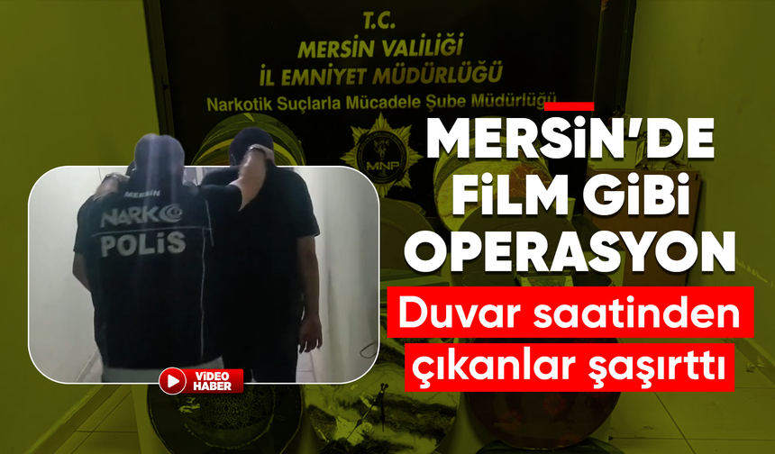 Duvar saatlerinden 48 kilodan fazla uy*şturucu çıktı: 4 tutuklama