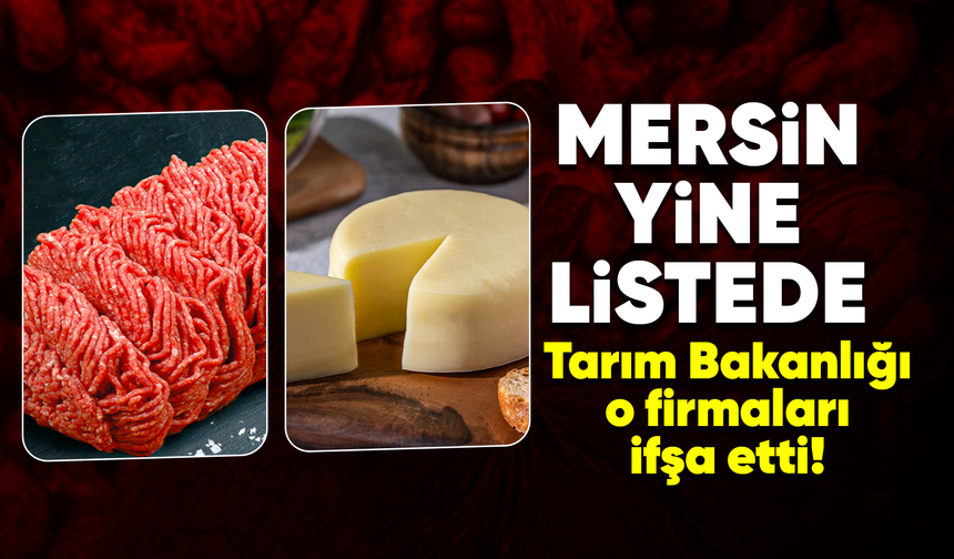 Mersin yine listede: Kaşarda hile, dana kıymada kanatlı eti
