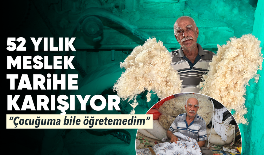 52 yıldır el emeğiyle üretiyor, mesleğin yok olmaasına karşı direniyor