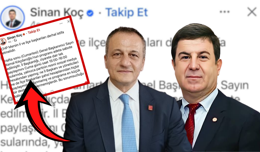 SİNAN KOÇ'TAN SERT TEPKİ: "KILIÇDAROĞLU'NUN PROGRAMI SABOTE EDİLDİ"