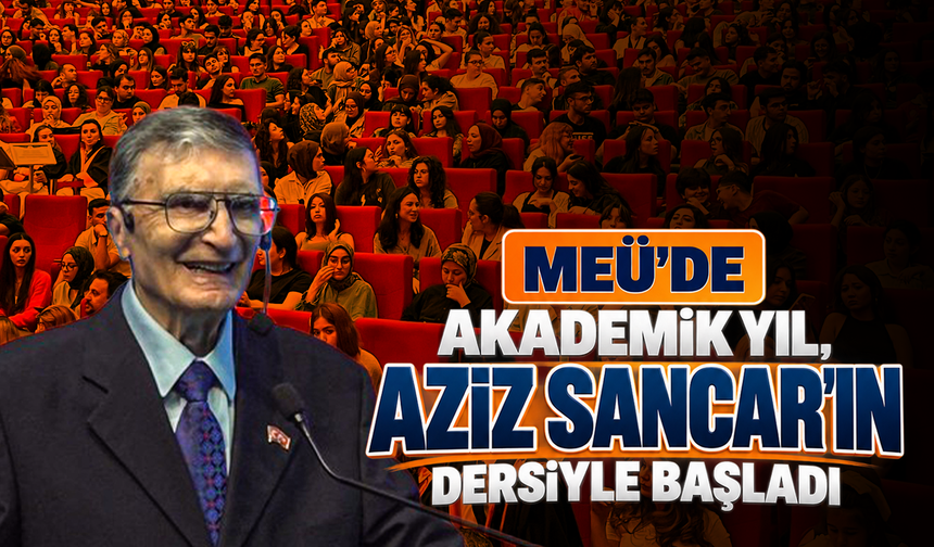 Nobel ödüllü Aziz Sancar, Mersin Üniversitesi'nde öğrencilerle buluştu