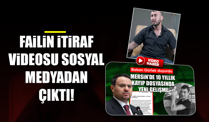 Cumhuriyet Başsavcılığınca Aydınlatılan 10 Yıllık Faili Meçhul C*nayete Sosyal Medya Platformunda İtiraf Videosu Çıktı
