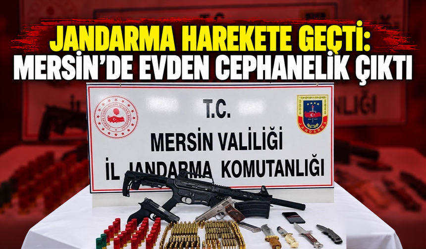 Mersin’de silah kaçakçılığı operasyonu: 1 tutuklama