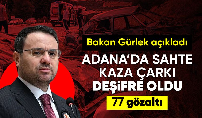 Kurgu trafik kazalarıyla 17 sigorta şirketini dolandıran suç yapılanmasına operasyon: 77 gözaltı