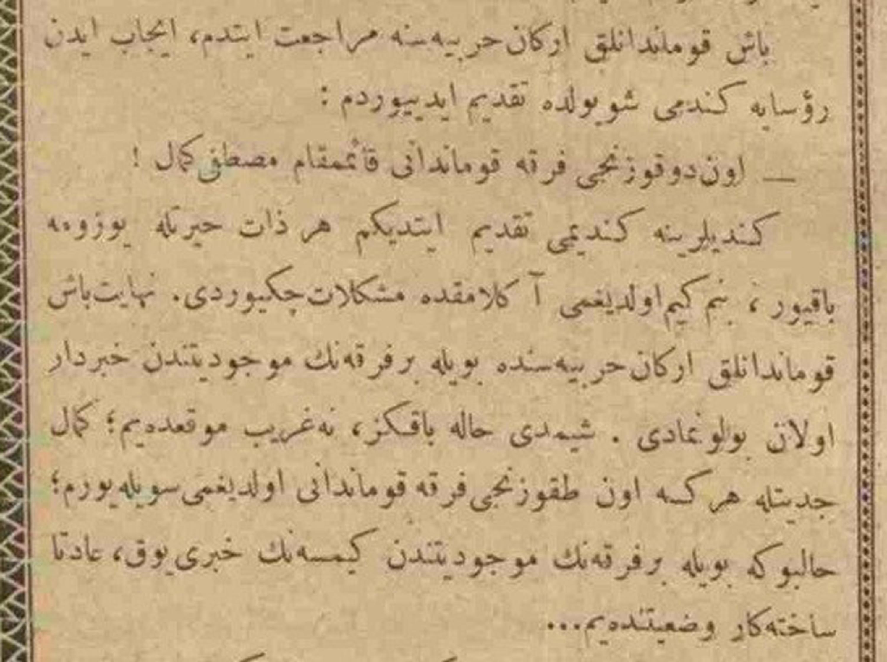 A T A T U R K U N K O M U T A N L I G I N I Y A P T I G I 19 U N C U 1126898 334437