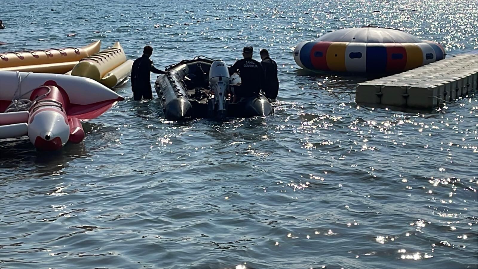 Denizde kaybolduğu sanılan kişi, polisin kimlik kontrolünde bulundu