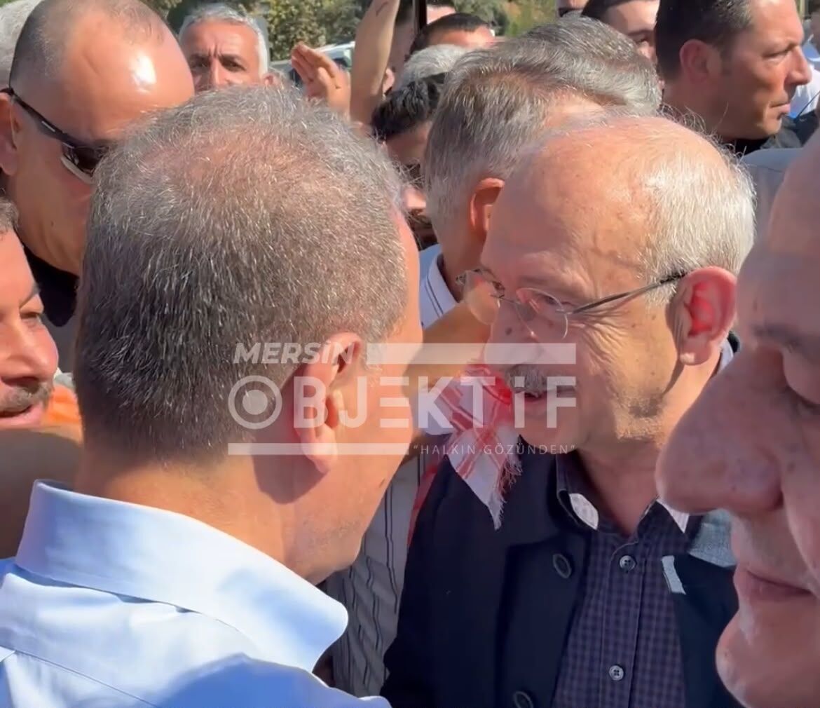 Kılıçdaroğlu’na Mersin’de karşılama